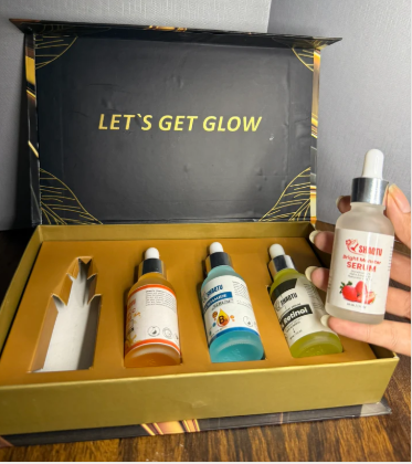 Shaqtu Serums Kit – 4 Serums for Brightening, Anti-Aging, Vitamin-C and Hydration