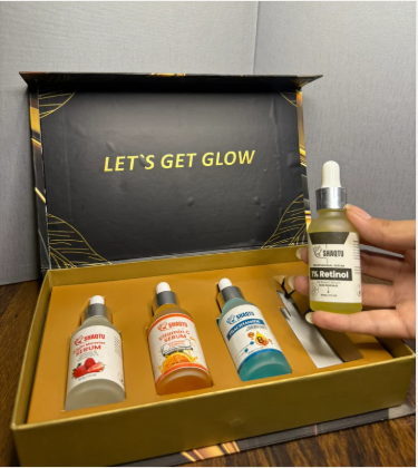 Shaqtu Serums Kit – 4 Serums for Brightening, Anti-Aging, Vitamin-C and Hydration