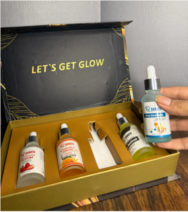 Shaqtu Serums Kit – 4 Serums for Brightening, Anti-Aging, Vitamin-C and Hydration